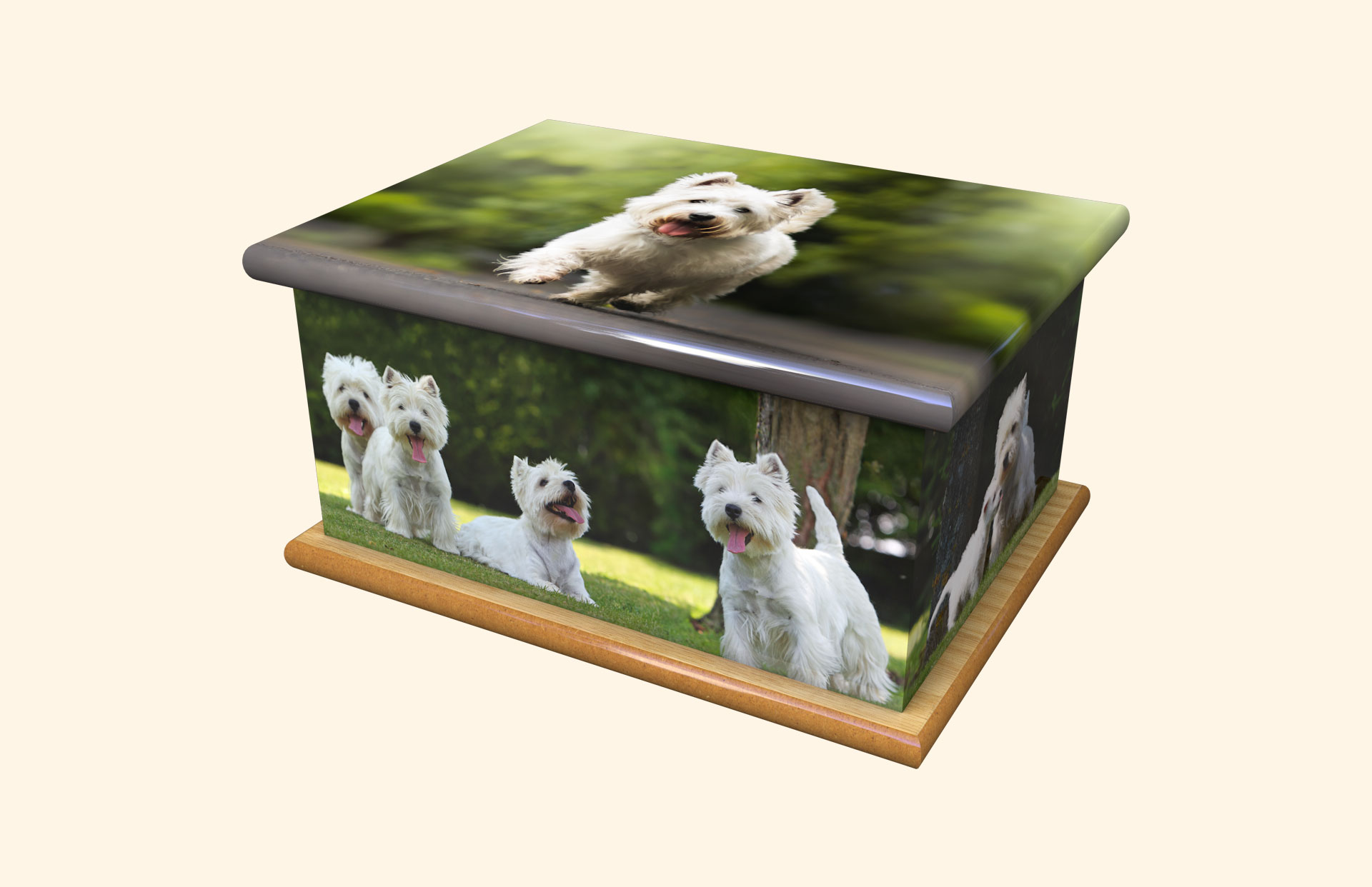 Highland Walks adult ashes casket